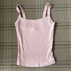 Garage Light Pink Ribbed Camisole